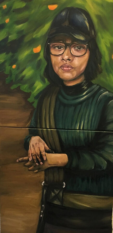 I am me, oil on canvas, 2017